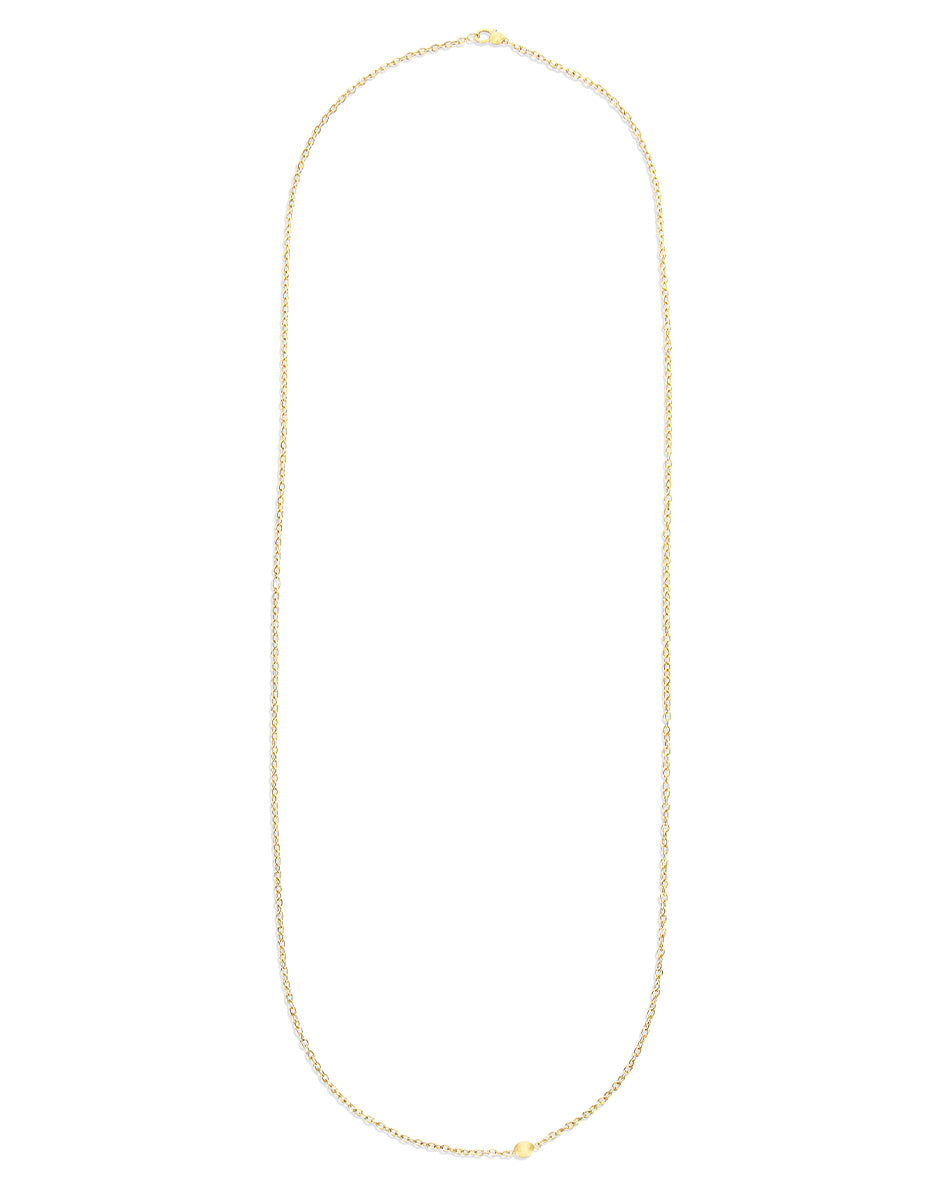 Nanis Collana a catena "Boules" in oro inciso (lunga) – Nanis Italian Jewels