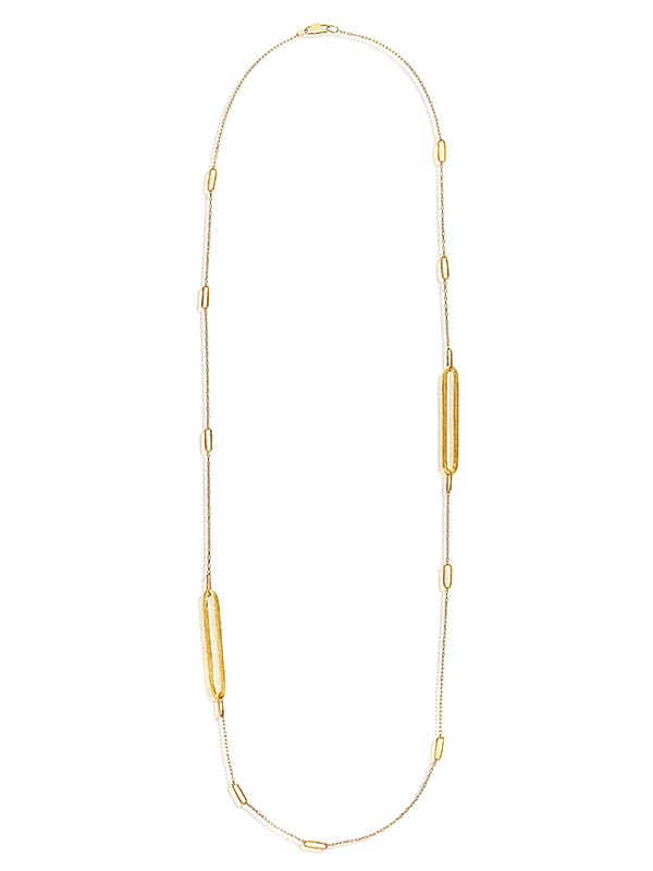 Nanis Collana chanel "LIBERA" con catena in oro lunga – Nanis Italian Jewels