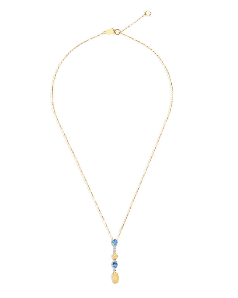 Nanis Collana "DANCING AZURE" Pendente Con Ciondolo In Oro, Barrette Di Diam – Nanis Italian Jewels