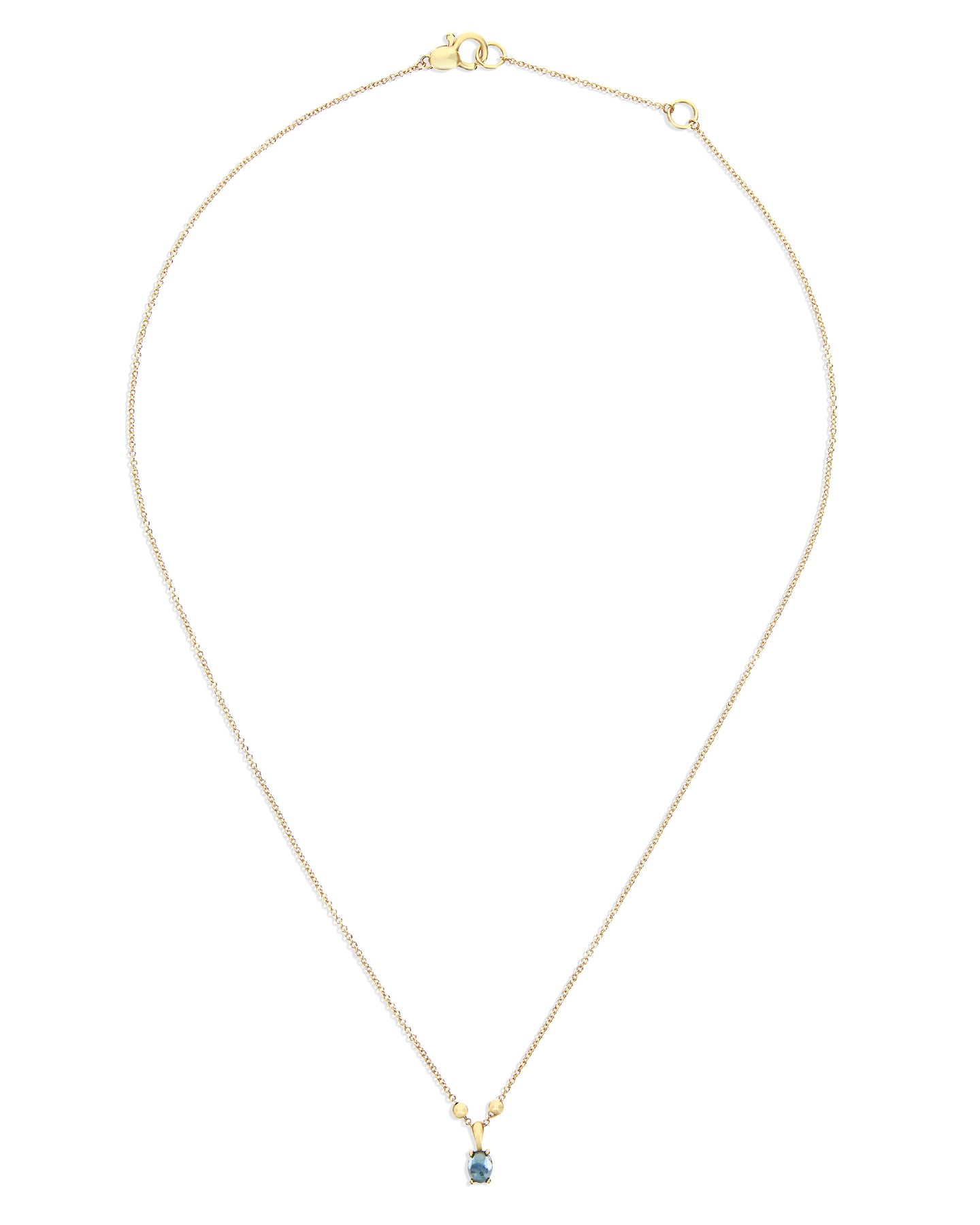 Nanis Collana "DANCING AZURE" Pendente Con Ciondolo Piccolo In Oro, Diamanti – Nanis Italian Jewels