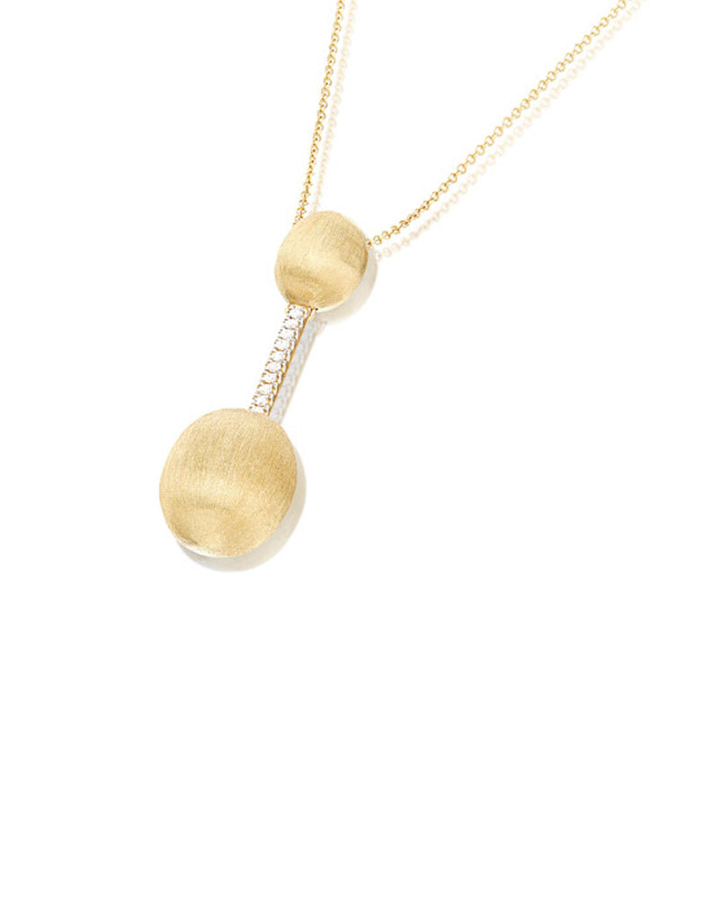 Nanis Collana "DANCING ÉLITE" Con Ciondolo Elegante In Oro E Diamanti – Nanis Italian Jewels