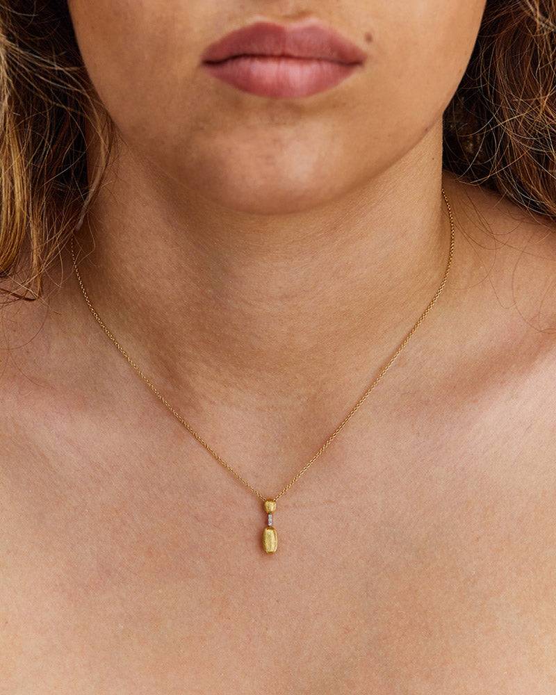 Nanis Collana "DANCING ÉLITE" Con Ciondolo In Oro E Diamanti – Nanis Italian Jewels