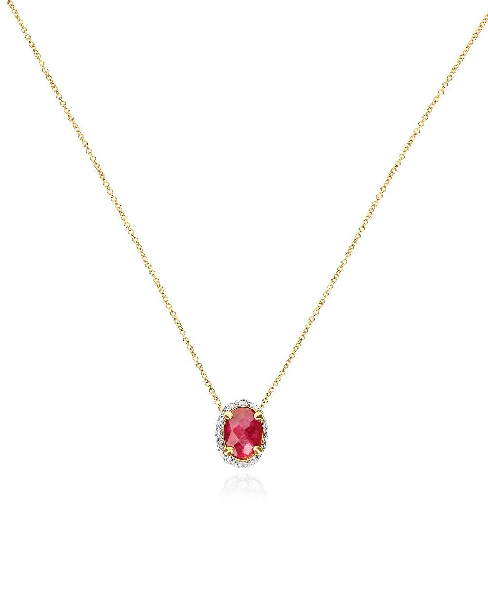 Nanis Collana "DANCING REVERSE" double face con ciondolo in oro, rubini, dia – Nanis Italian Jewels