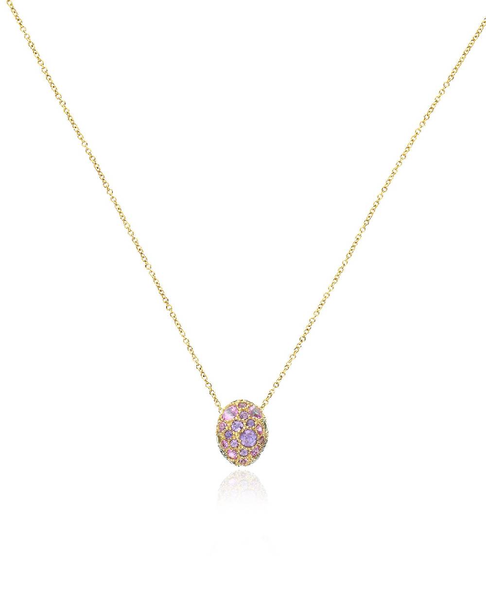 Nanis Collana "DANCING REVERSE" Double Face Con Ciondolo In Oro, Diamanti, T – Nanis Italian Jewels