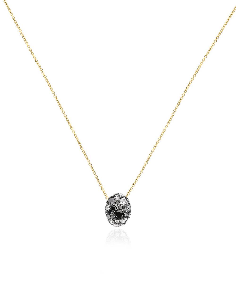 Nanis Collana "DANCING REVERSE" Double Face Con Ciondolo In Oro, Rubini, Dia – Nanis Italian Jewels