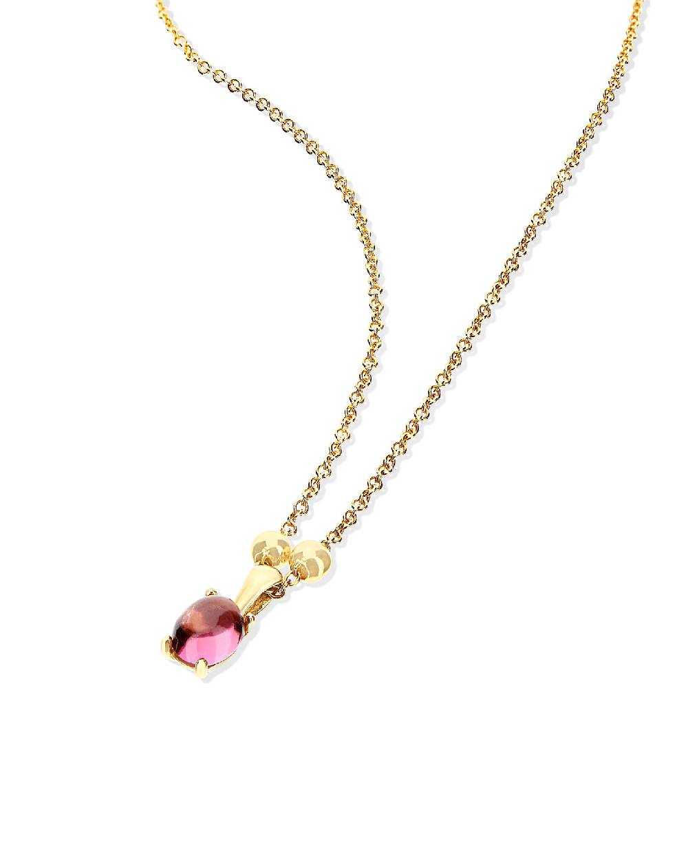 Nanis Collana "DANCING TOURMALINES" Minimale Con Pendente In Oro E Tormalina – Nanis Italian Jewels