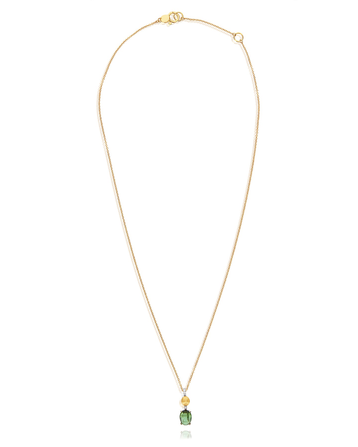 Nanis Collana "DANCING TOURMALINES" Pendente Con Ciondolo In Oro, Diamanti E – Nanis Italian Jewels
