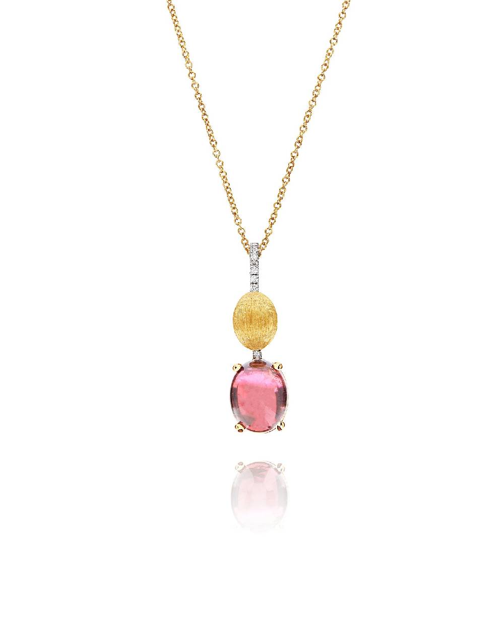 Nanis Collana "DANCING TOURMALINES" pendente con ciondolo in oro, diamanti e – Nanis Italian Jewels