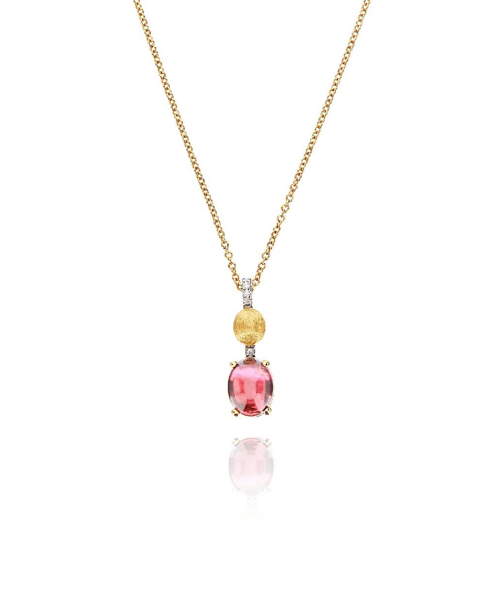 Nanis Collana "DANCING TOURMALINES" pendente con ciondolo in oro, diamanti e – Nanis Italian Jewels