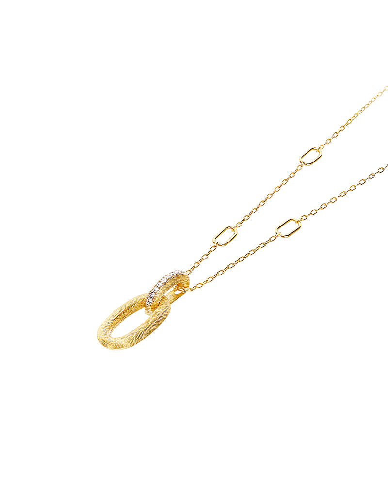 Nanis Collana "LIBERA" Con Pendente In Oro E Diamanti (corta) – Nanis Italian Jewels