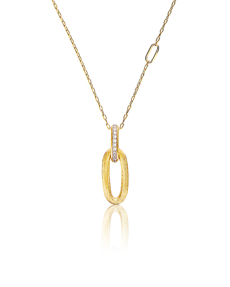 Nanis Collana "LIBERA" con pendente in oro e diamanti (corta) – Nanis Italian Jewels