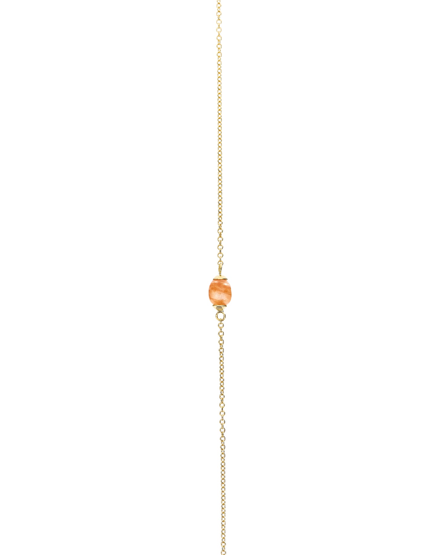 Nanis Collana "PETRA" In Oro E Avventurina Arancione (corta) – Nanis Italian Jewels