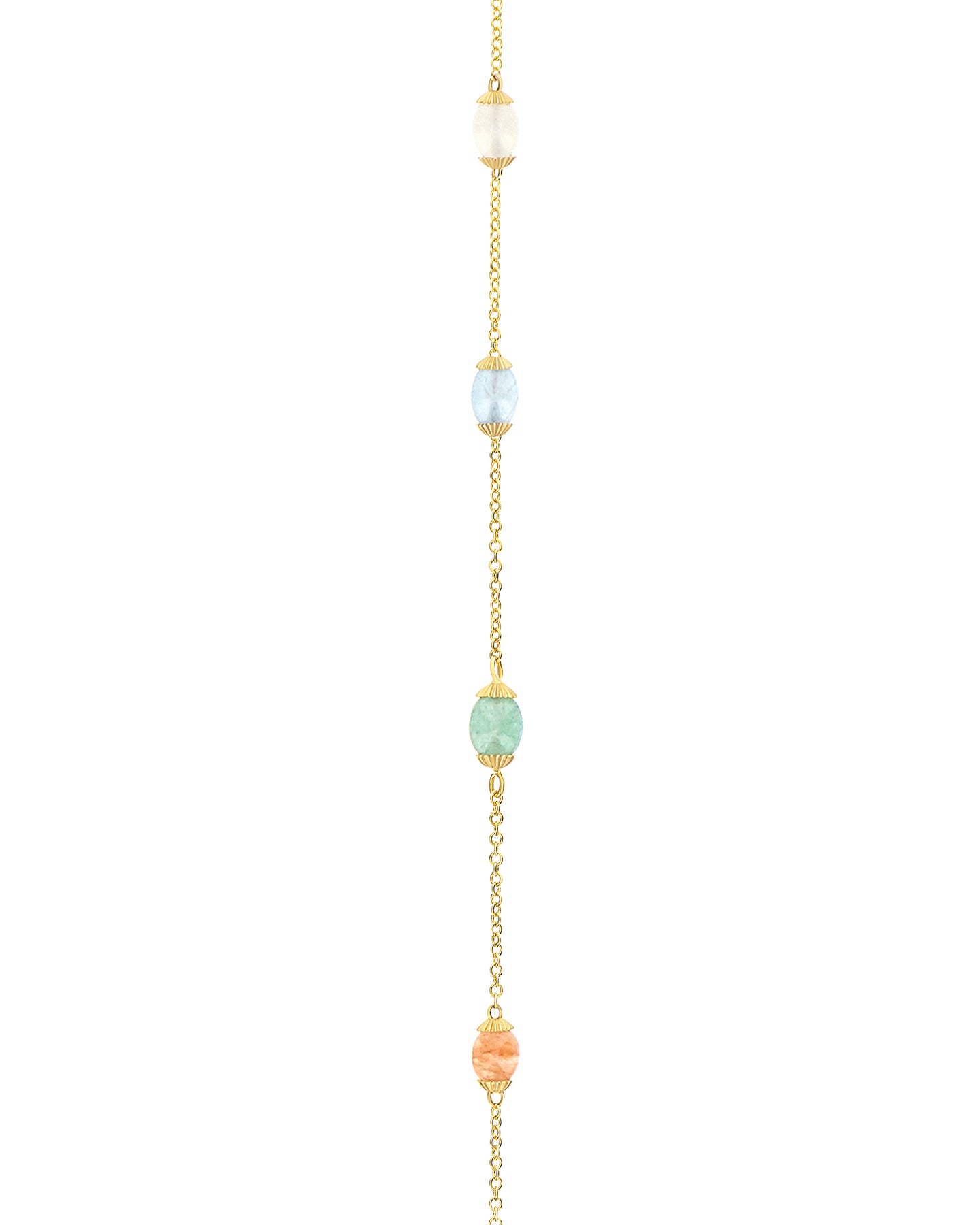 Nanis Collana "RAINBOW" In Oro E Pietre Naturali (corta) – Nanis Italian Jewels