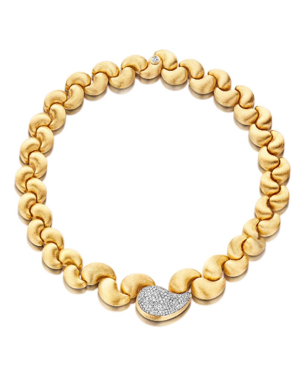 Nanis Collana statement "CASHMERE" in oro e diamanti – Nanis Italian Jewels