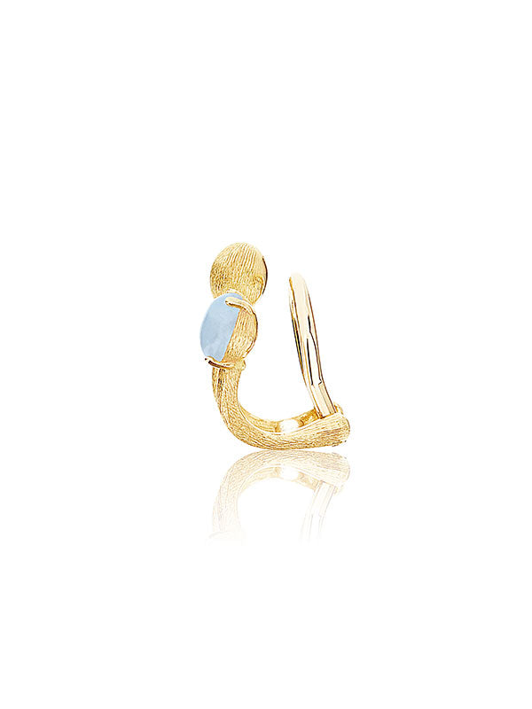 Nanis Ear Cuff "AZURE" In Oro E Acquamarina – Nanis Italian Jewels