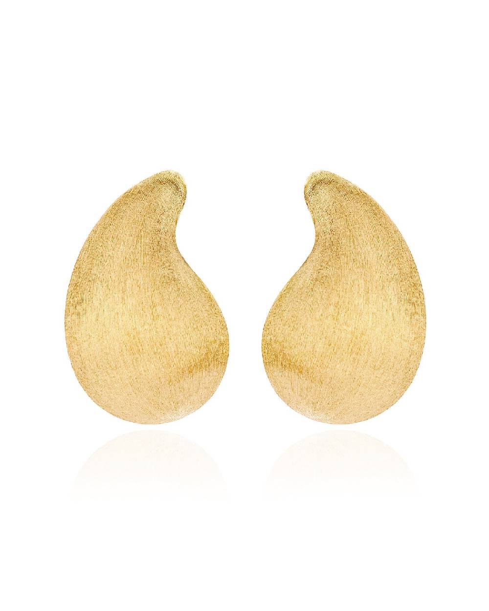 Nanis Orecchini a lobo "CASHMERE" in oro – Nanis Italian Jewels