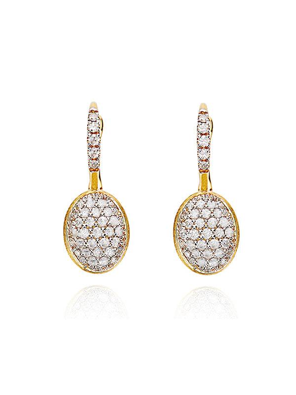 Nanis Orecchini "CILIEGINE" con boules pendenti in oro e diamanti (piccoli) – Nanis Italian Jewels