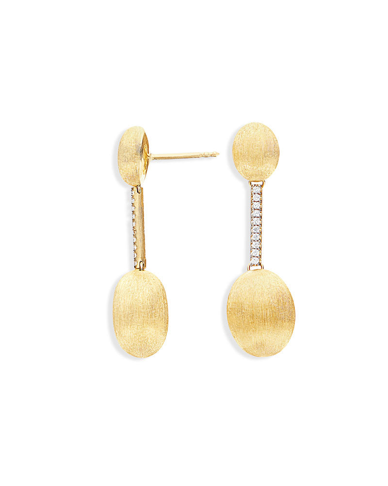 Nanis Orecchini "DANCING ÉLITE" Con Boules Pendenti In Oro Legate Da Barrett – Nanis Italian Jewels