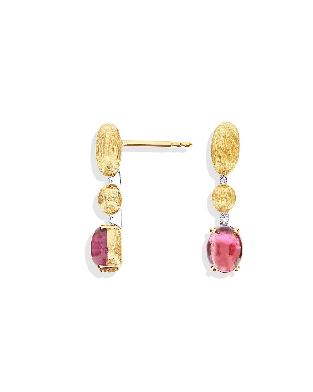Nanis Orecchini "DANCING TOURMALINES" Con Boules Pendenti In Oro, Diamanti E – Nanis Italian Jewels