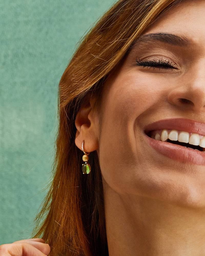 Nanis Orecchini "DANCING TOURMALINES" Con Boules Pendenti In Oro, Diamanti E – Nanis Italian Jewels