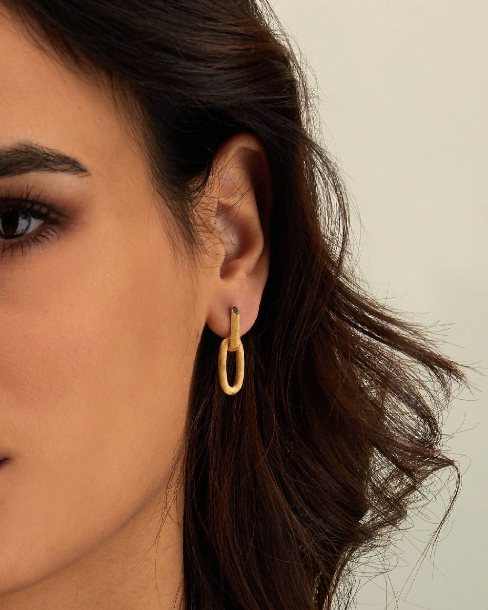 Nanis Orecchini "LIBERA" Ovali Eleganti In Oro – Nanis Italian Jewels