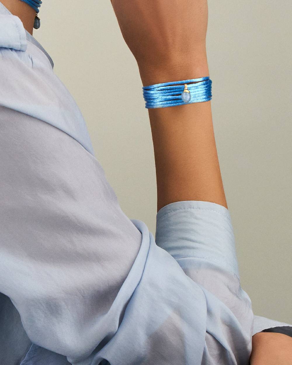 Nanis Pendente "AZURE" In Oro, Diamanti E Acquamarina Milk (piccolo) – Nanis Italian Jewels