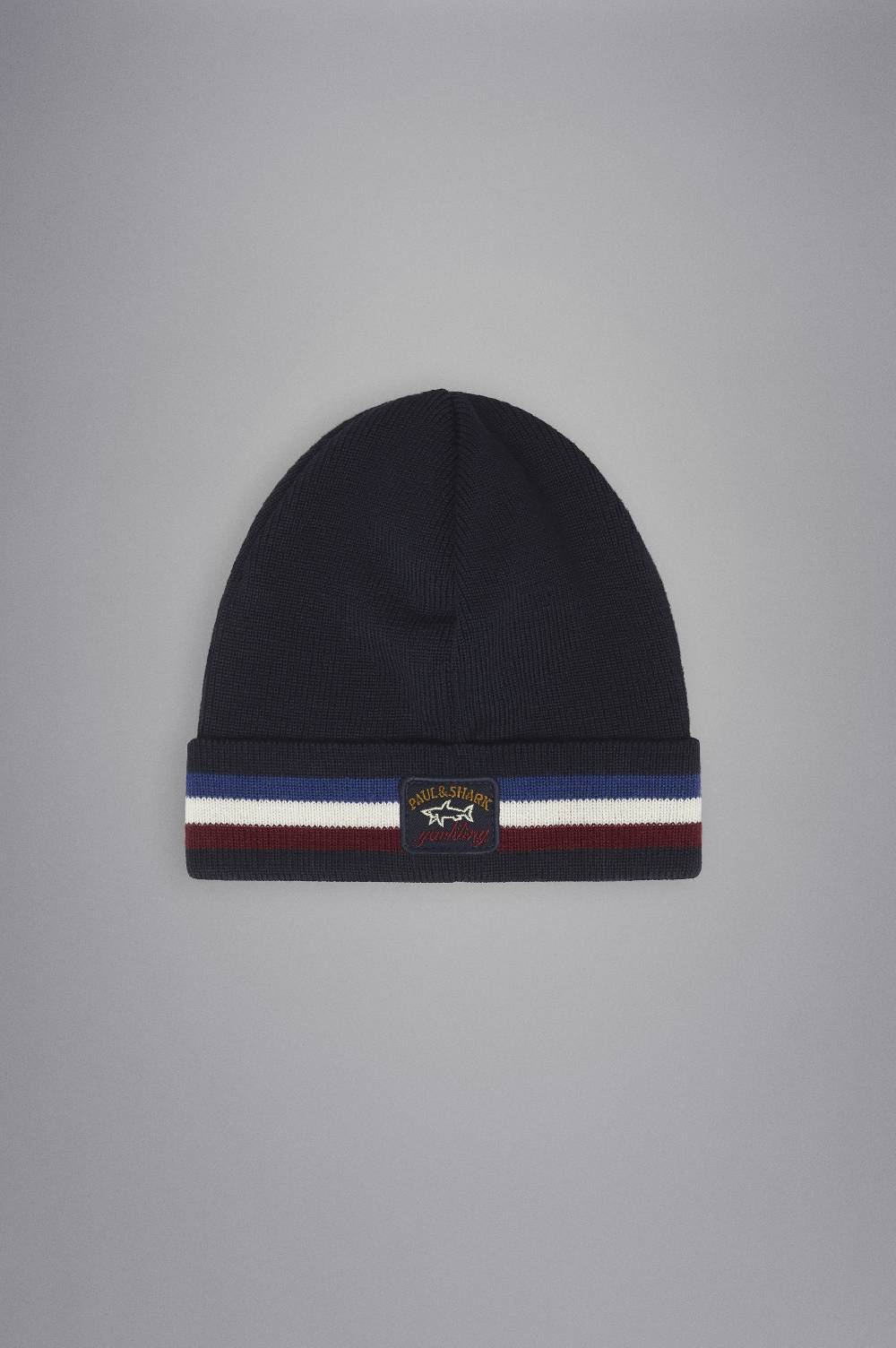 Paul & Shark Berretto in lana con badge iconico Paul & Shark