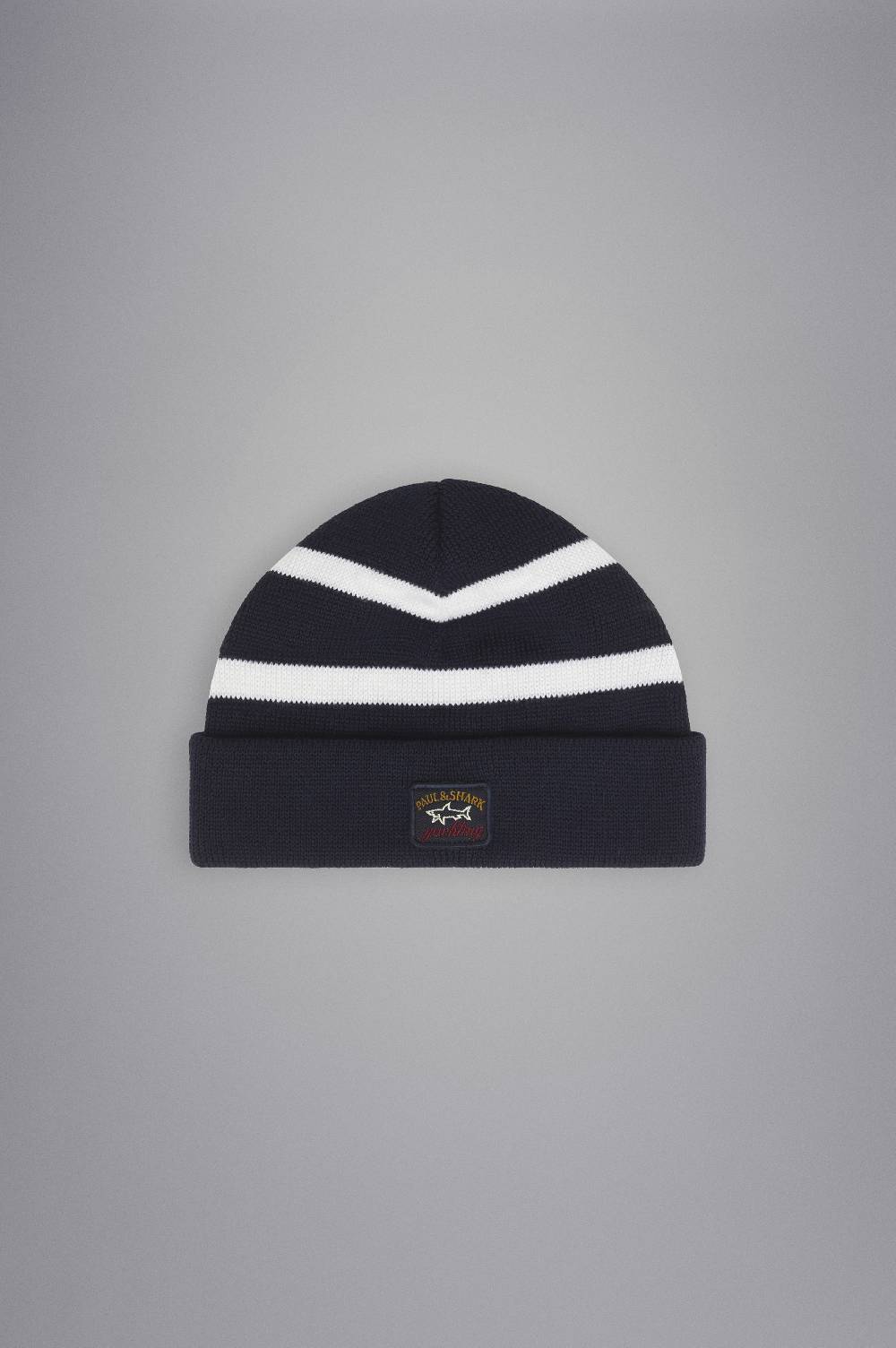Paul & Shark Berretto in lana con badge iconico Paul & Shark