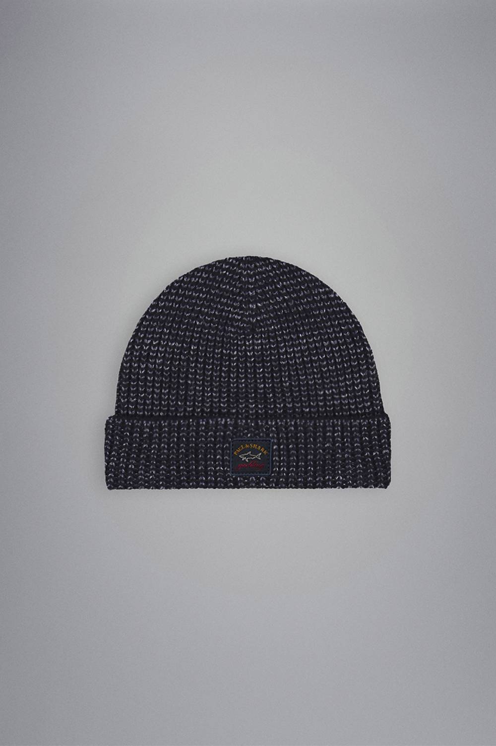 Paul & Shark Berretto in lana e alpaca con badge iconico Paul & Shark