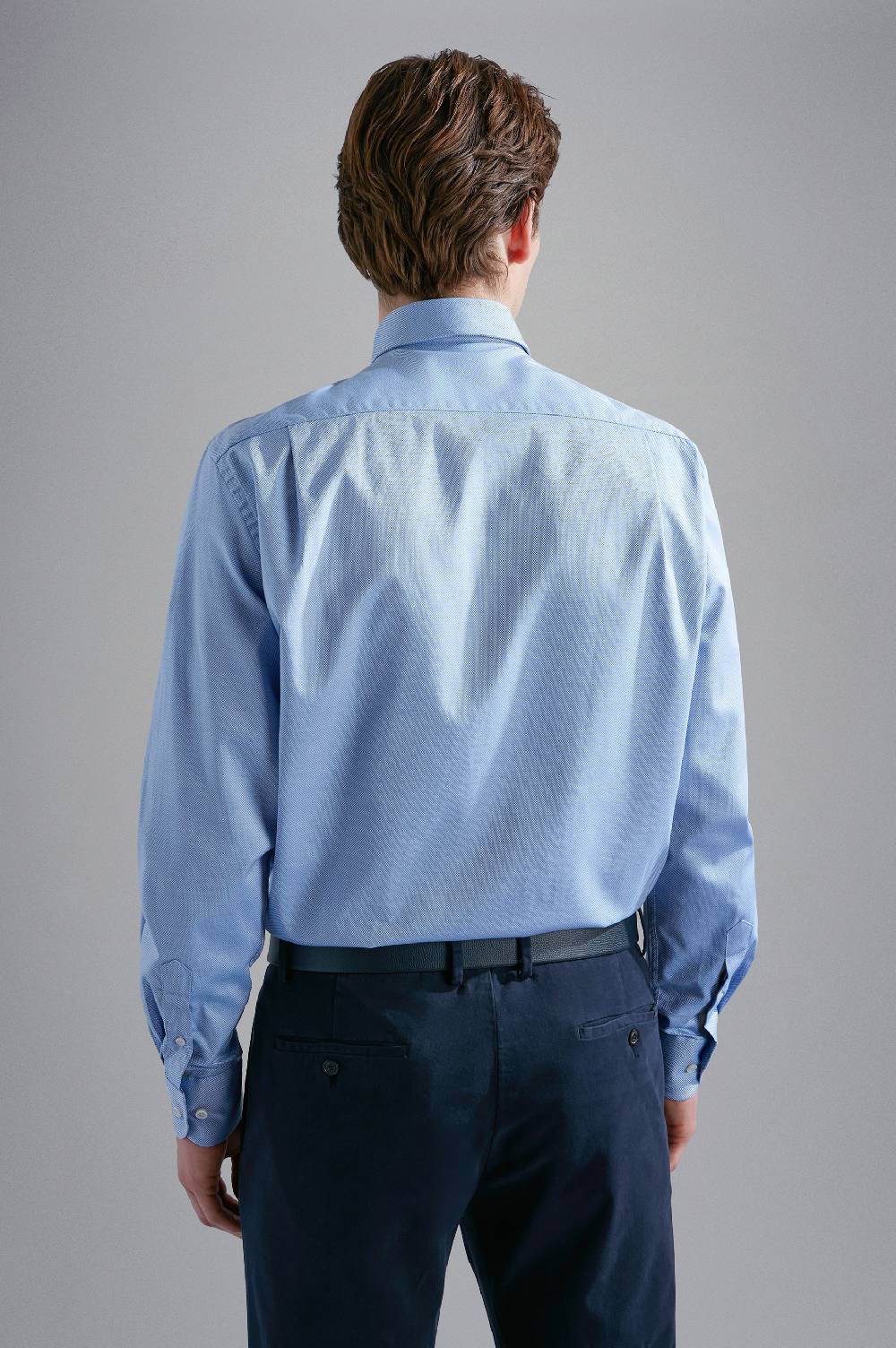 Paul & Shark Camicia In Cotone Con Micro Pattern Paul & Shark