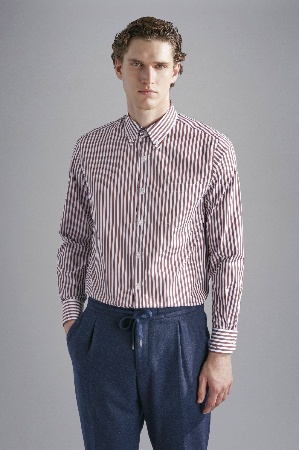 Paul & Shark Camicia in popeline di cotone Paul & Shark