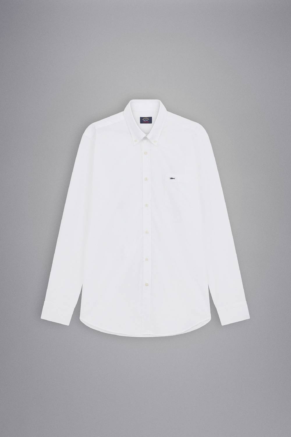 Paul & Shark Camicia In Popeline Di Cotone Paul & Shark