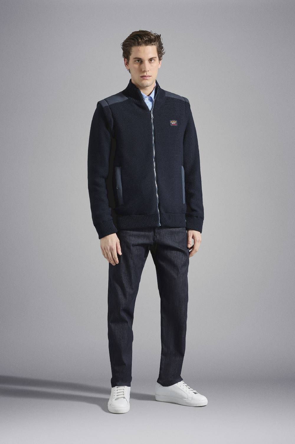 Paul & Shark Camicia In Popeline Di Cotone Paul & Shark