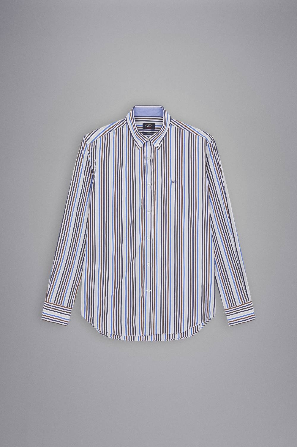 Paul & Shark Camicia In Popeline Di Cotone Paul & Shark