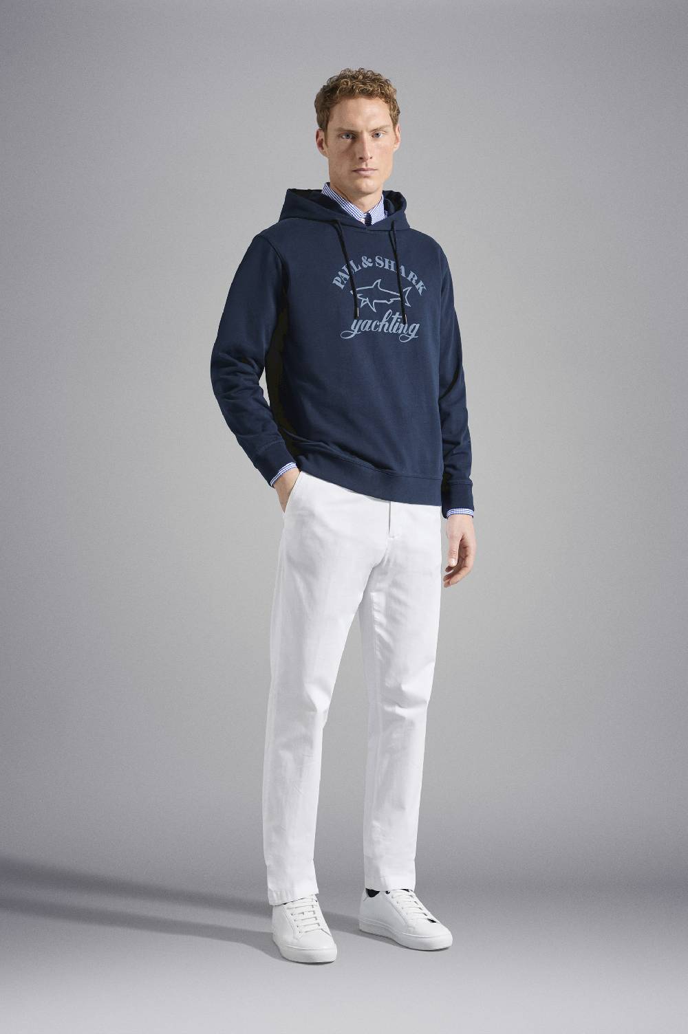 Paul & Shark Camicia In Popeline Di Cotone Paul & Shark