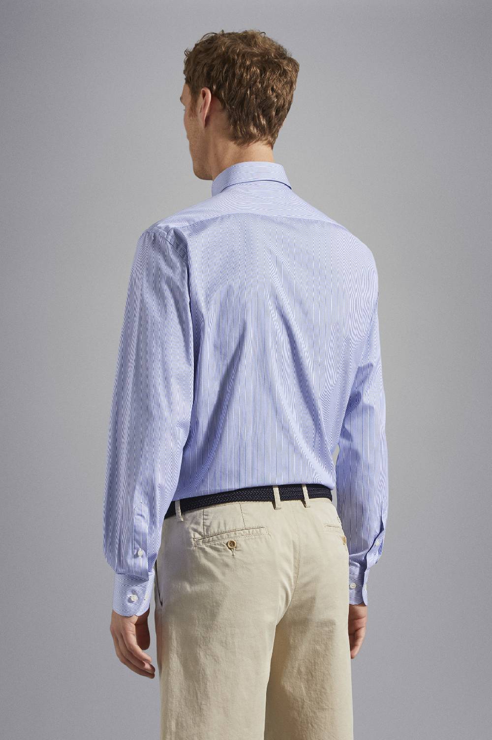 Paul & Shark Camicia In Popeline Di Cotone Paul & Shark