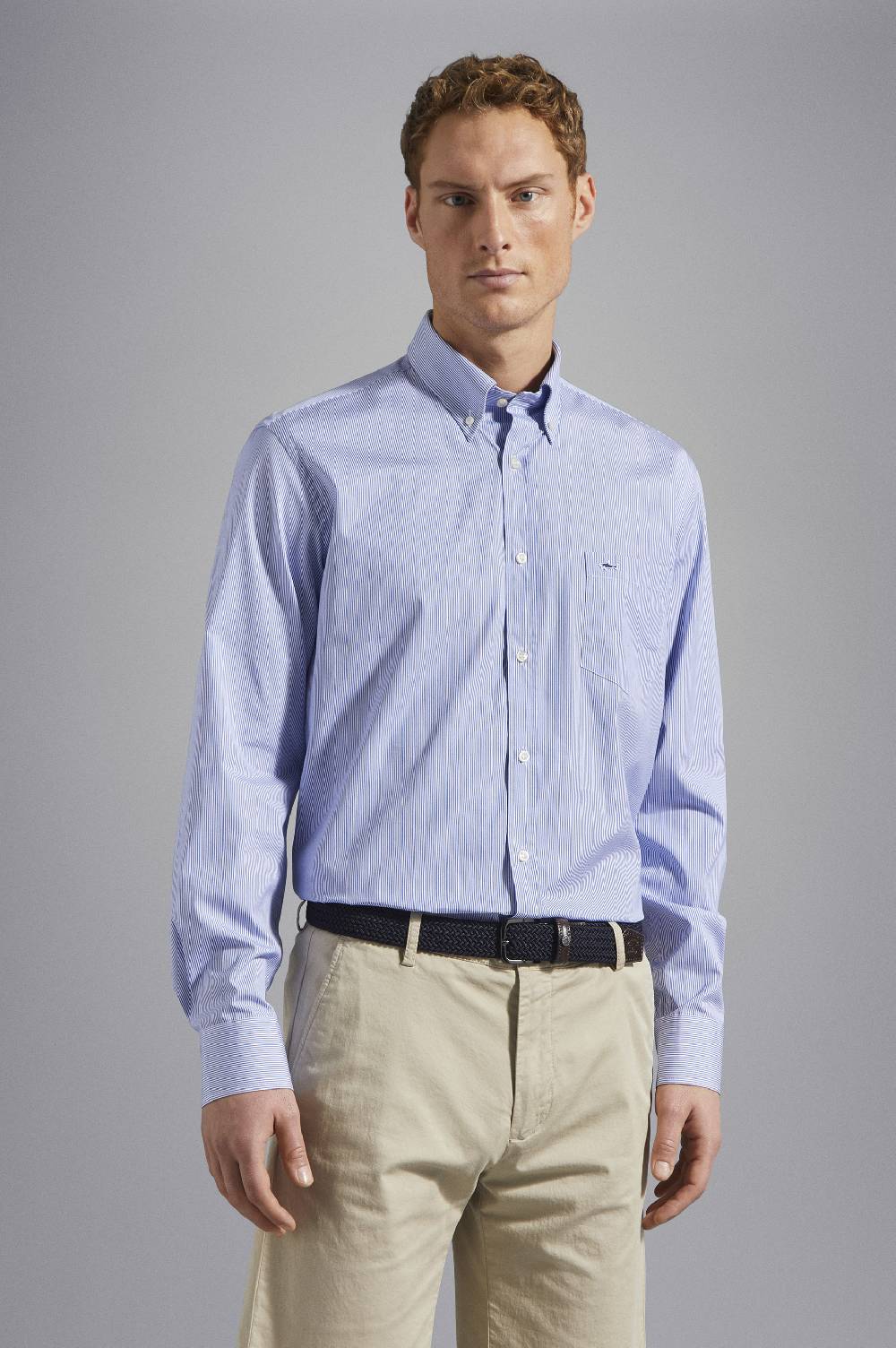 Paul & Shark Camicia in Popeline di cotone Paul & Shark