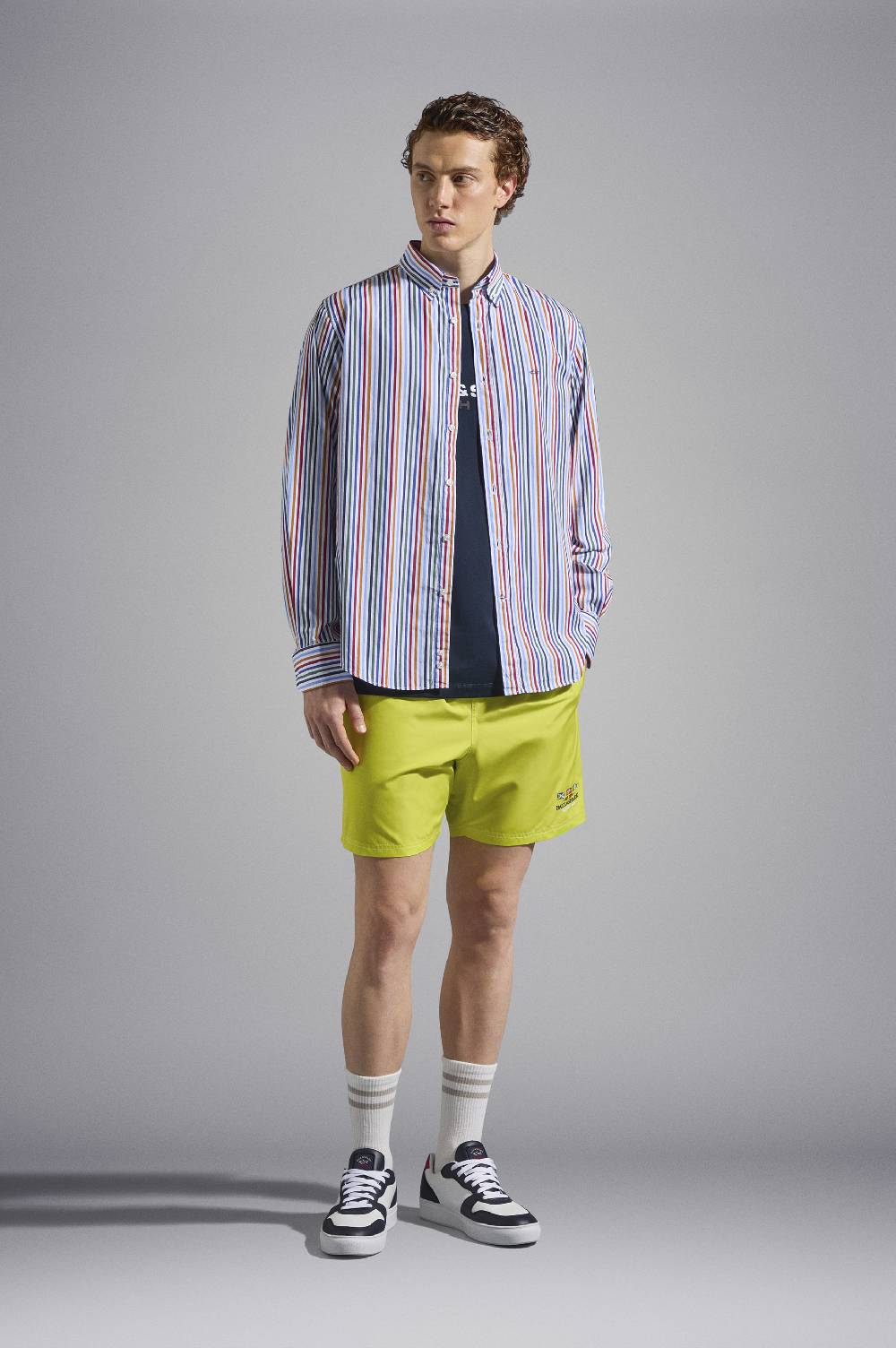 Paul & Shark Camicia In Popeline Di Cotone Paul & Shark