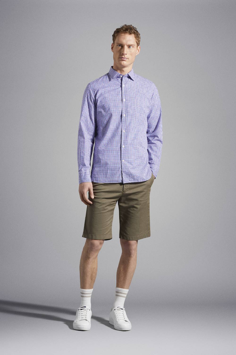 Paul & Shark Camicia In Popeline Di Cotone Paul & Shark