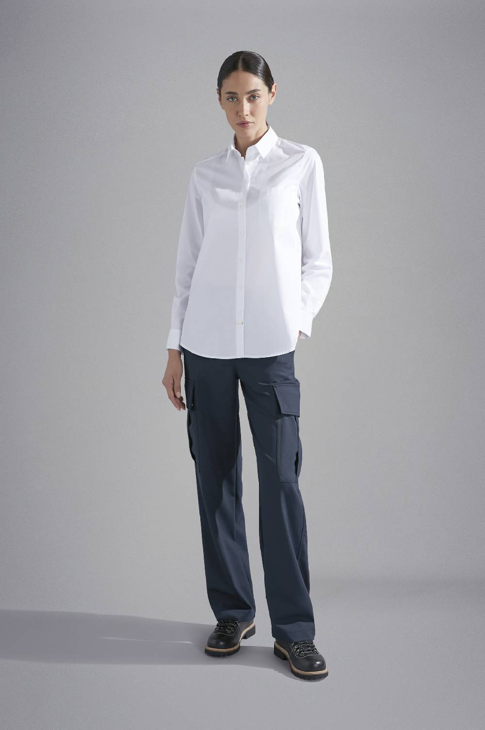 Paul & Shark Camicia In Popeline Di Cotone Paul & Shark