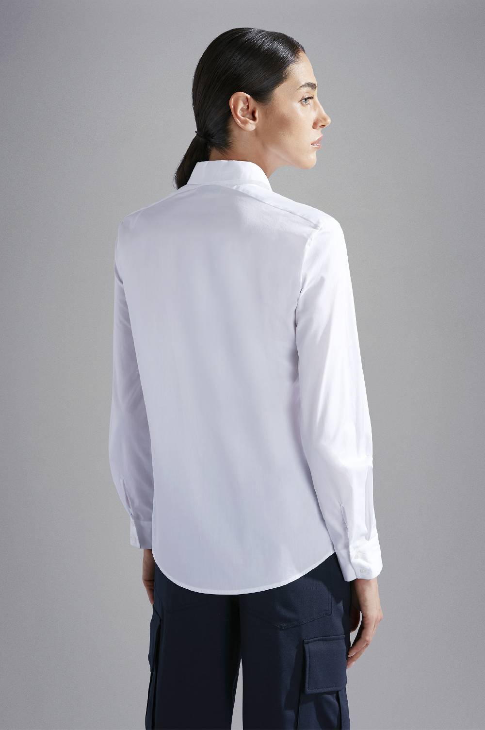 Paul & Shark Camicia In Popeline Di Cotone Paul & Shark