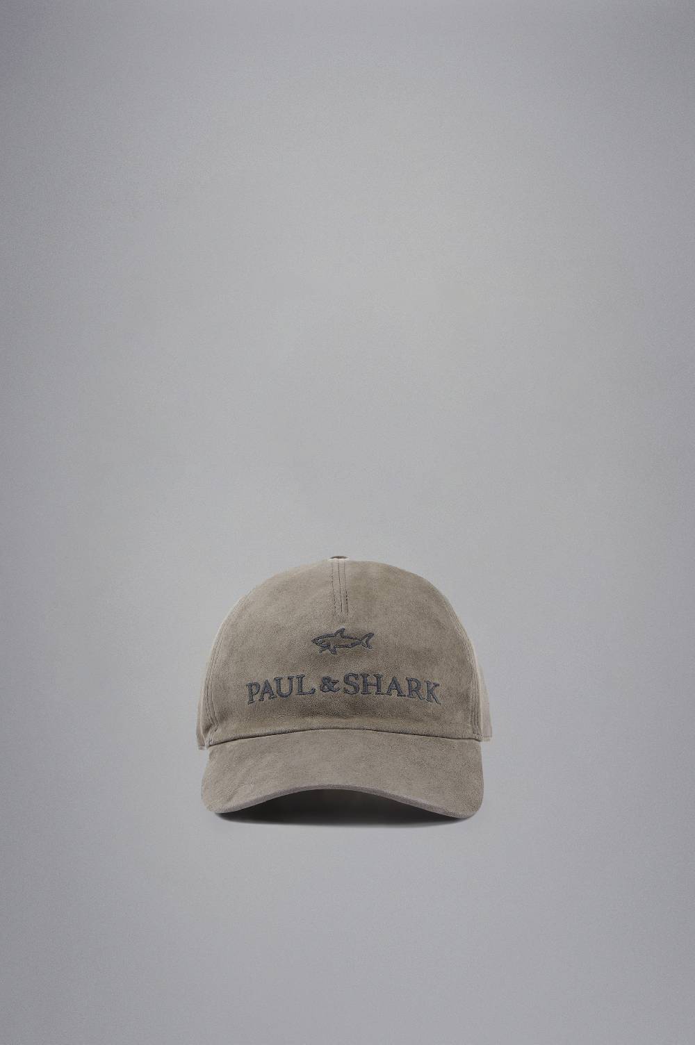 Paul & Shark Cappello Da Baseball In Suede Aqualeather Paul & Shark