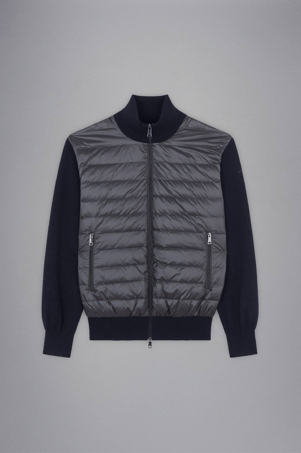 Paul & Shark Cardigan Hybrid In Lana E Nylon Paul & Shark