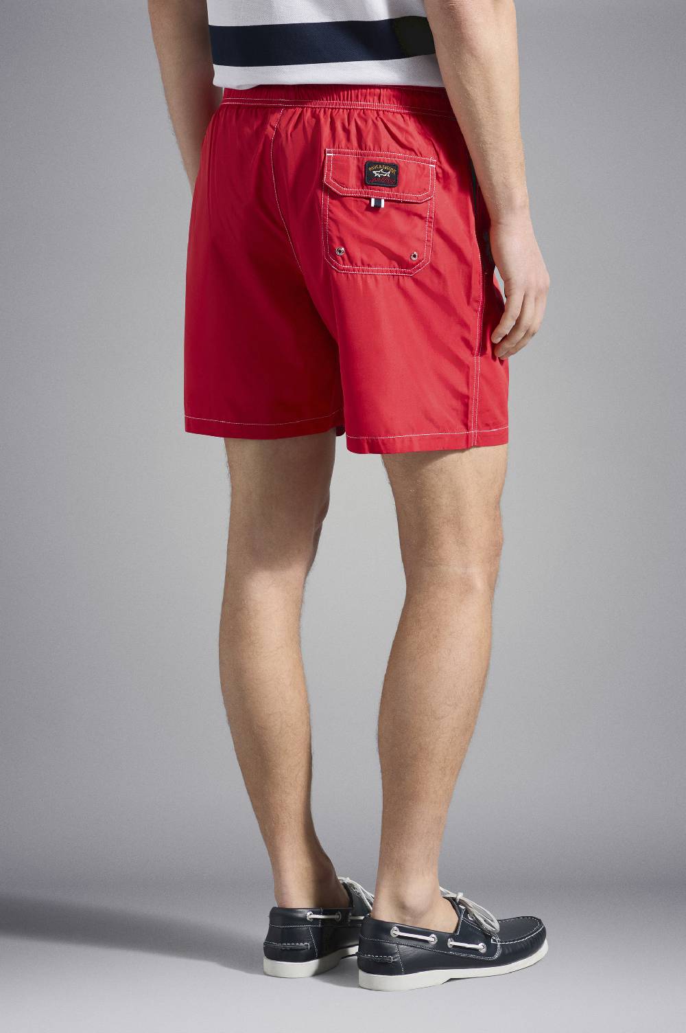 Paul & Shark Costume Da Bagno Con Ricamo Nautico Paul & Shark