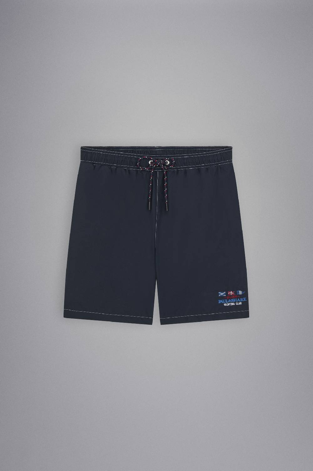 Paul & Shark Costume Da Bagno Con Ricamo Nautico Paul & Shark