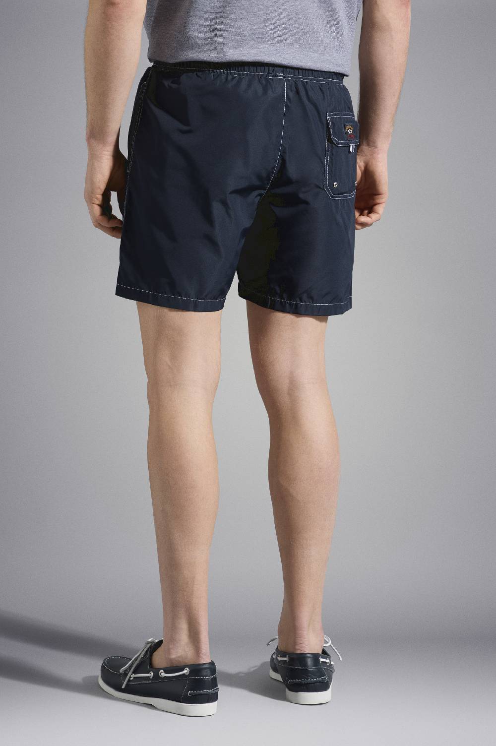 Paul & Shark Costume Da Bagno Con Ricamo Nautico Paul & Shark