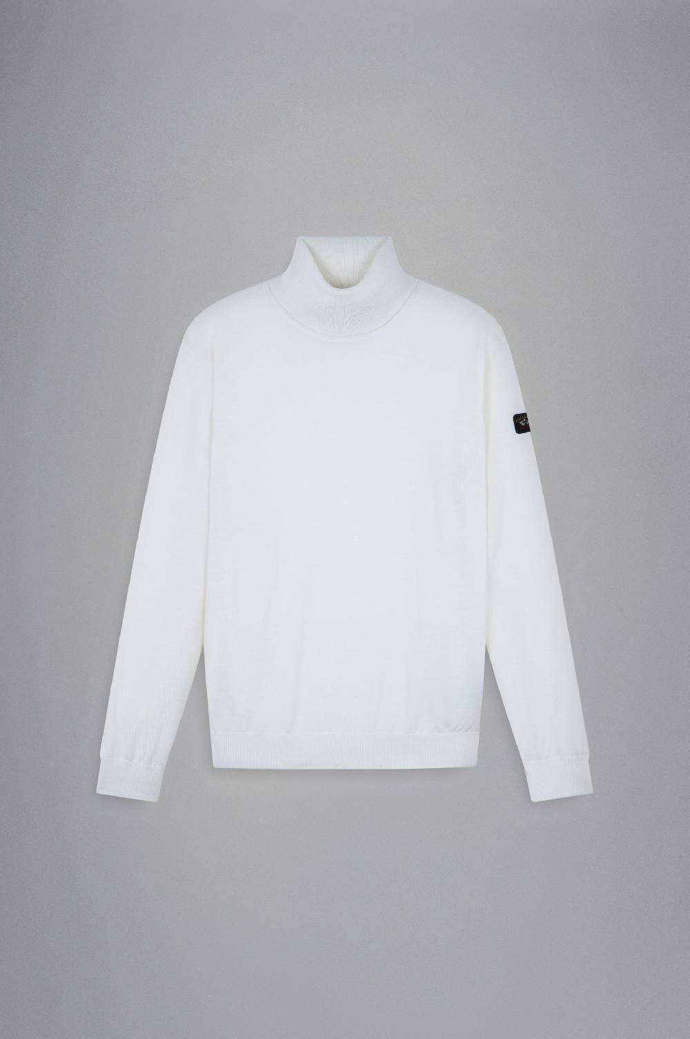 Paul & Shark Dolcevita In Lana Merino Con Badge Iconico Paul & Shark