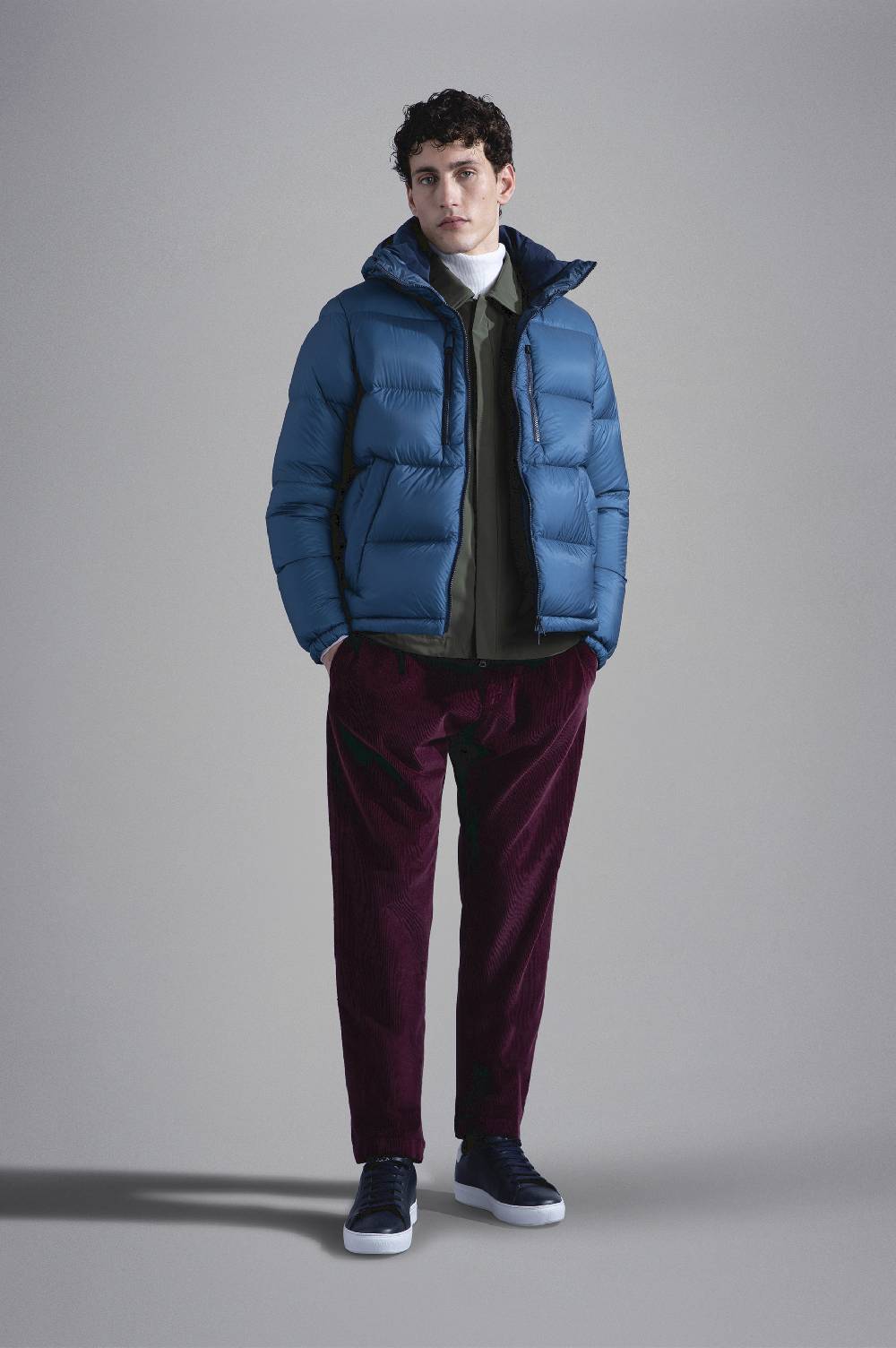 Paul & Shark Dolcevita In Lana Merino Con Badge Iconico Paul & Shark