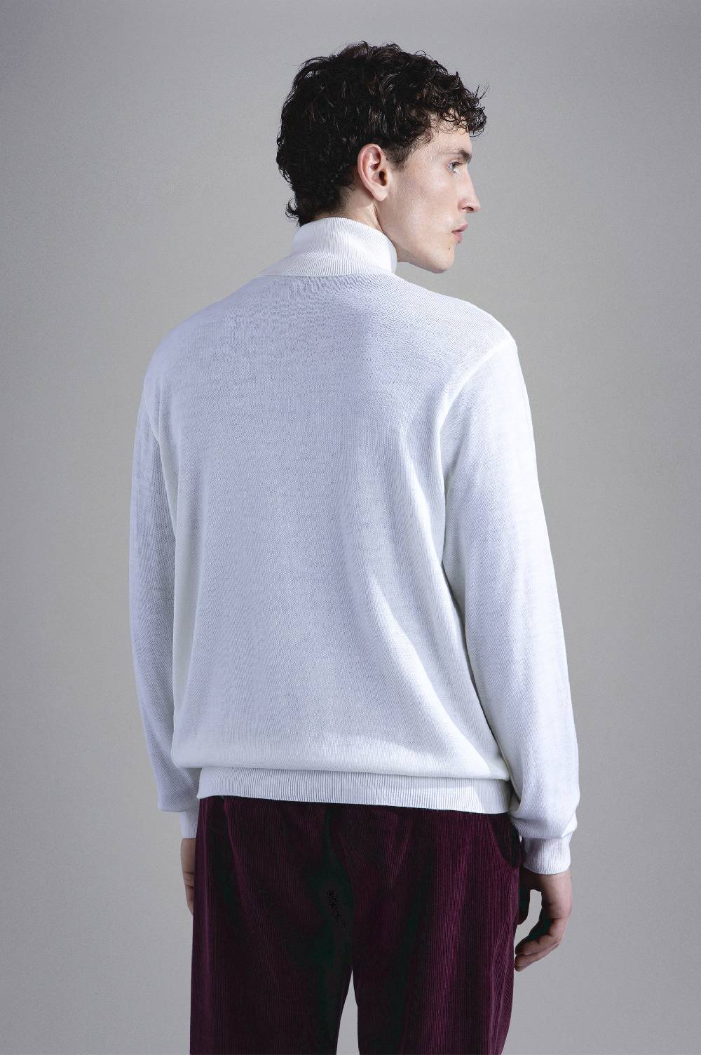 Paul & Shark Dolcevita In Lana Merino Con Badge Iconico Paul & Shark