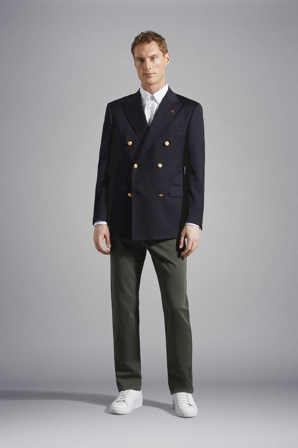 Paul & Shark Doppio Petto In Lana Navy Blazer Paul & Shark